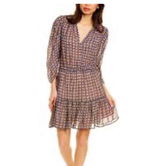 Velvet by Graham and Spencer women’s Sienna printed viscose dress. Worn 1x 198 r - Picture 1 of 3